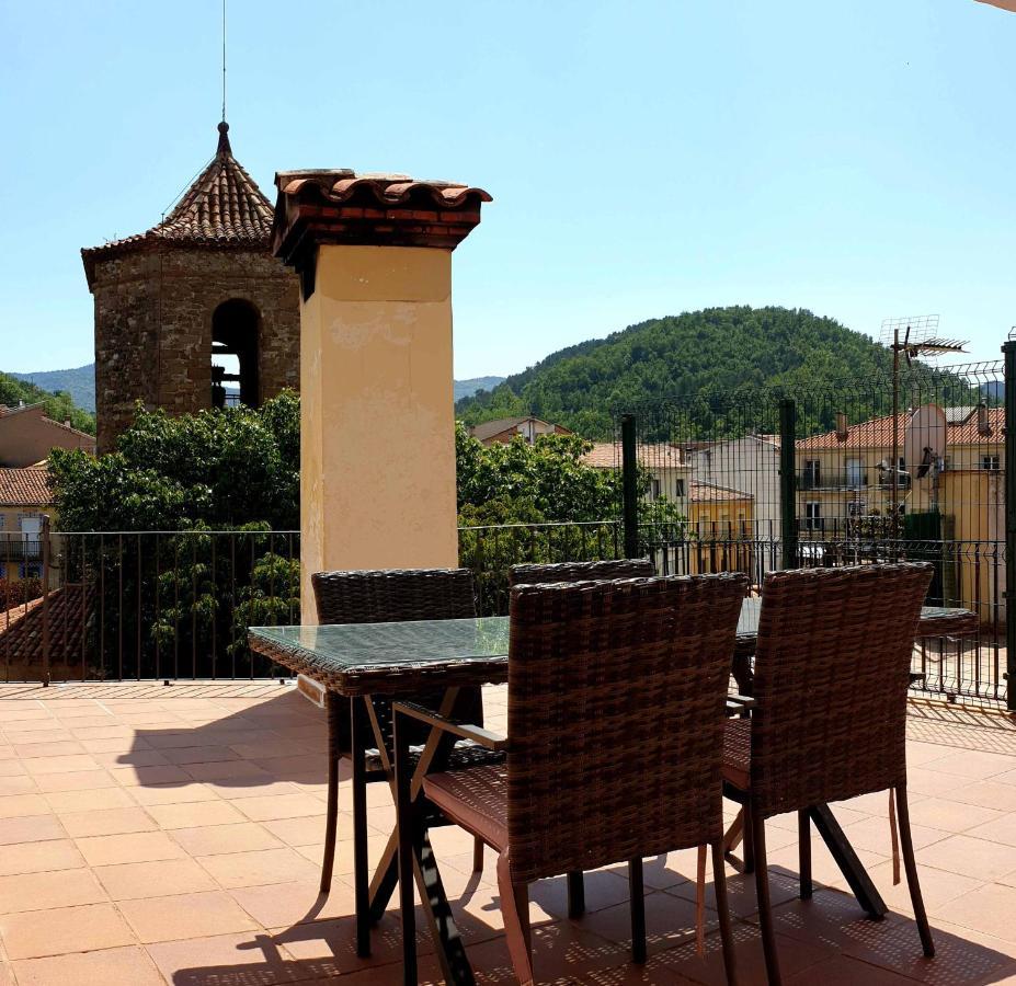 Apartament Casa Lola - Terraza Panoramica En El Centro Del Pueblo Sant Joan de les Abadesses Zewnętrze zdjęcie
